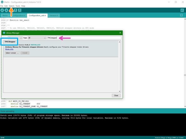 Skip this step if you don't have any TMC2208 drivers installed.