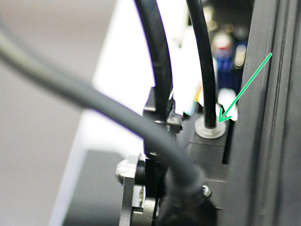 Dock the print heads onto their pins.