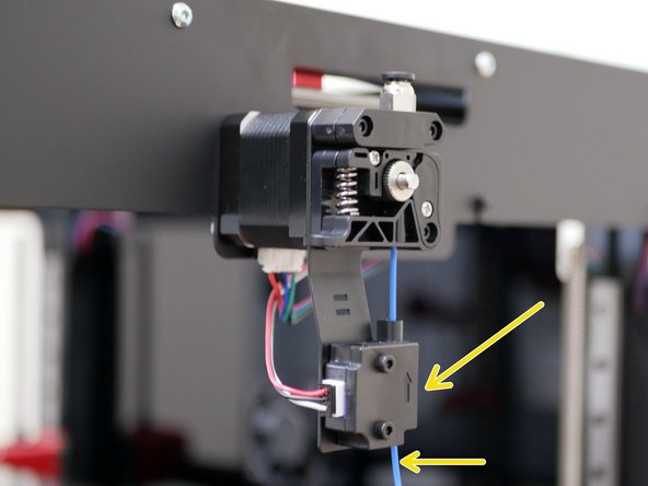 Load filament into the extruder and check that these are correctly updating.