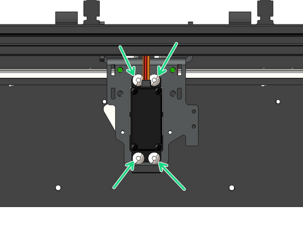 Feed it in from behind, ensuring the bearing sits inside the hole on the Master Plate.