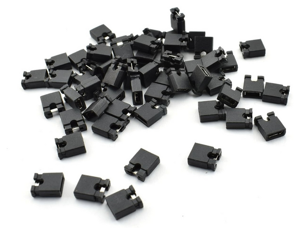 After unpacking the control board you should find a bag of jumpers.