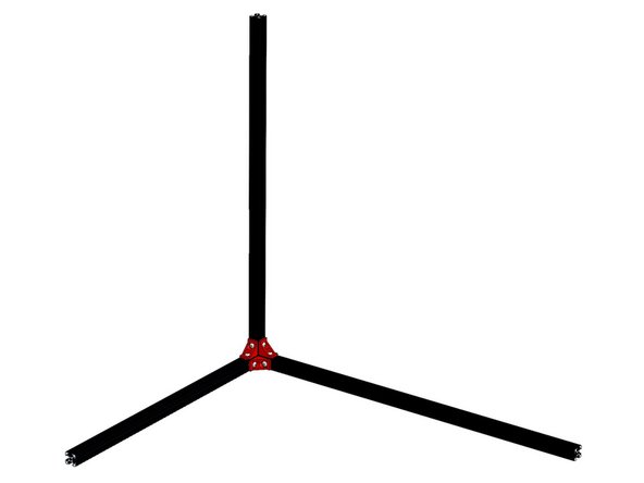 Take care in orientating the beams as shown.