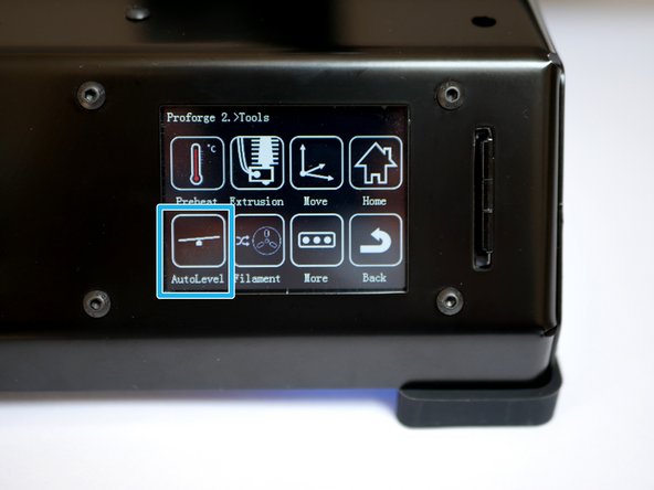 With a successful Z Home go to Tools -> auto-level. Press ONCE.