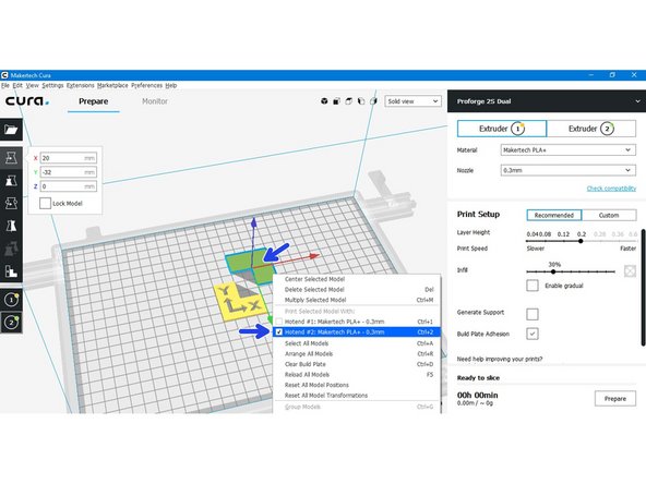 The model should automatically be aligned with the Printers axes.