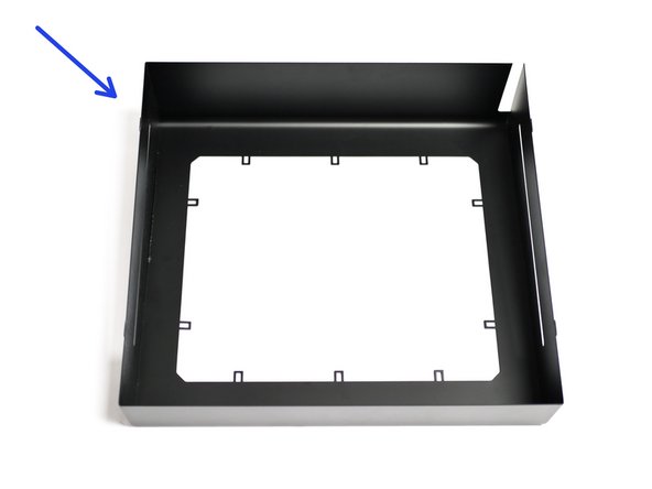 Take the roof and lay it down as shown.