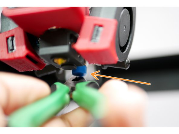 Place a metal object underneath the probe.