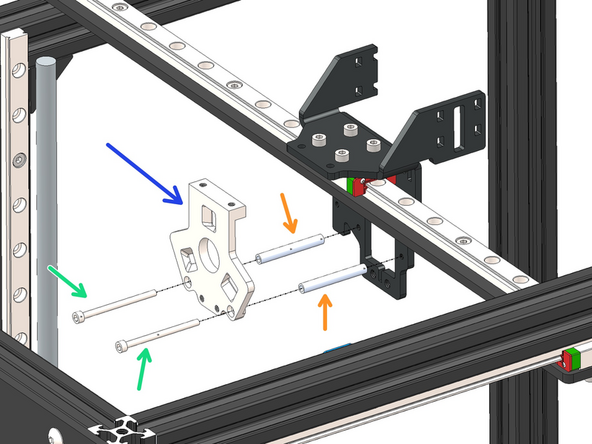 Fix the Master Plate onto the Tool Carriage.