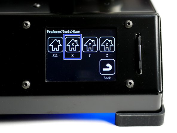 Using the touch screen go to Tools -&gt; Home.