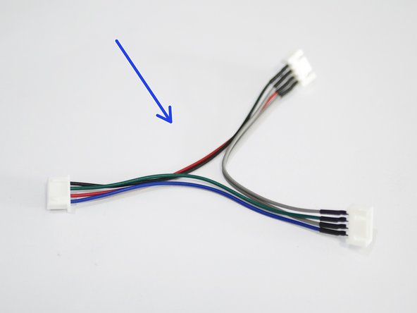 Connect to the control board the two motor cable adapters.