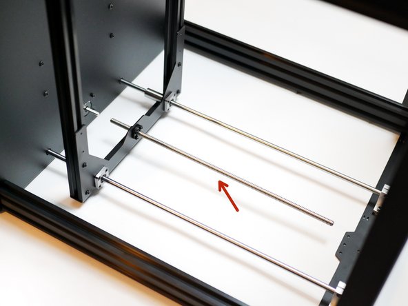 Screw the lead screw into the lead screw nut.