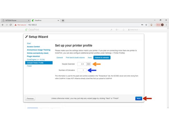 Nozzle Diameter: 0.3mm (default)