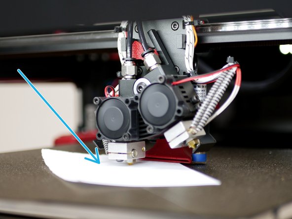 With the print head now in the centre of the print area and with the hotend and bed hot send the command PROBE_CALIBRATE
