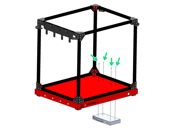 Mount the 24V PSU to the base.