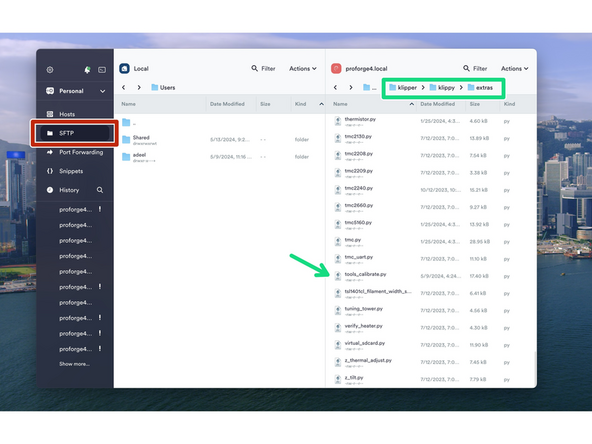 Power up the printer.
