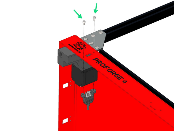 Mount the USB port to the front of the base as shown.