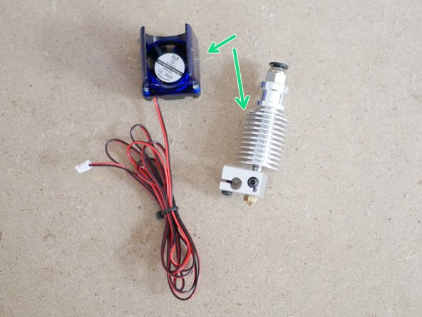 The fan mount assembly pops off the heat sink like shown.