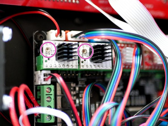 To install the TMC2208 drivers you will need to make sure that there are no jumpers plugged in at the stepper driver locations on the control board.