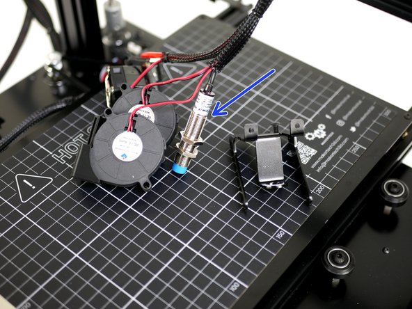 Remove the probe from the mount.