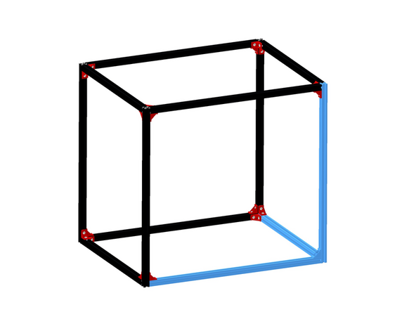 Assemble the four corner assemblies together to create the full frame.
