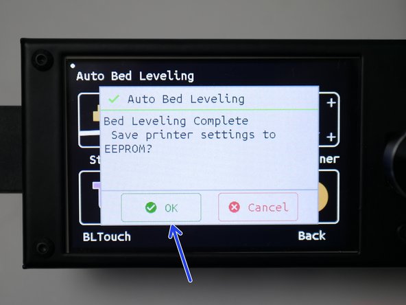 The Proforge 3 should then run through the auto-levelling procedure.