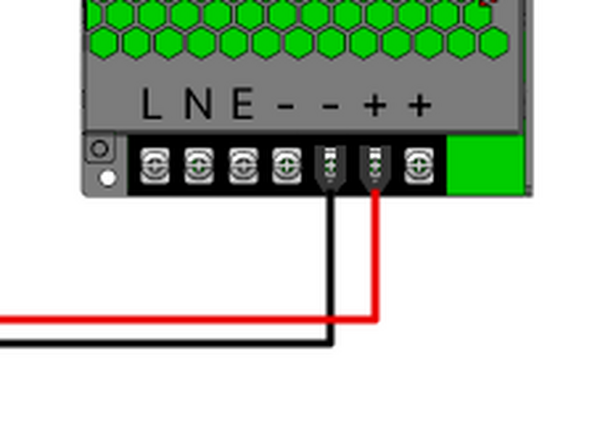 Motor Power Cables - 40cm