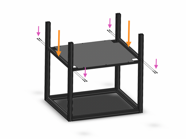 Fix the remaining two z-support beams