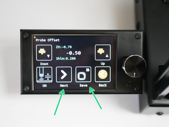 Press next until the save button appears.