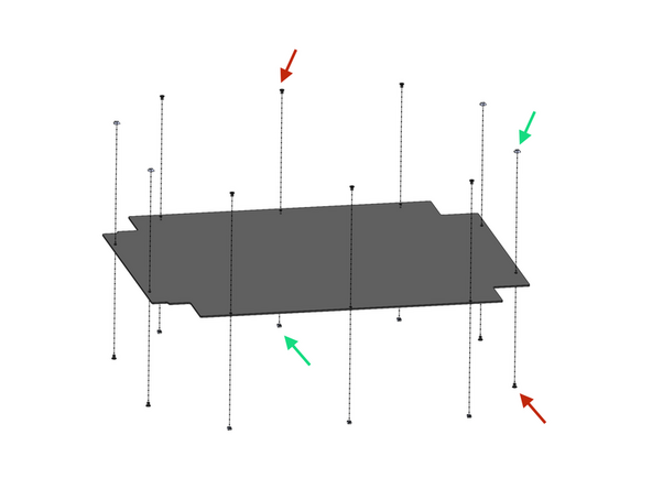 If you have the enclosure prepare the bottom panel as shown, otherwise skip this step.