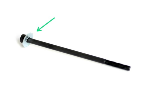 Slide onto a M5 x 100mm bolt an M5 15mm washer.