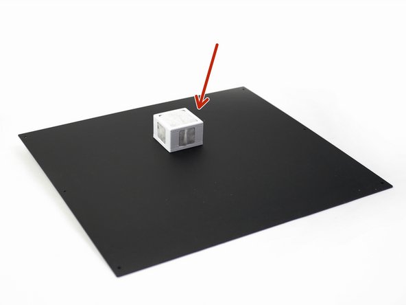 Fix the fume filter assembly to the back panel, with the 60mm fan on the other side.