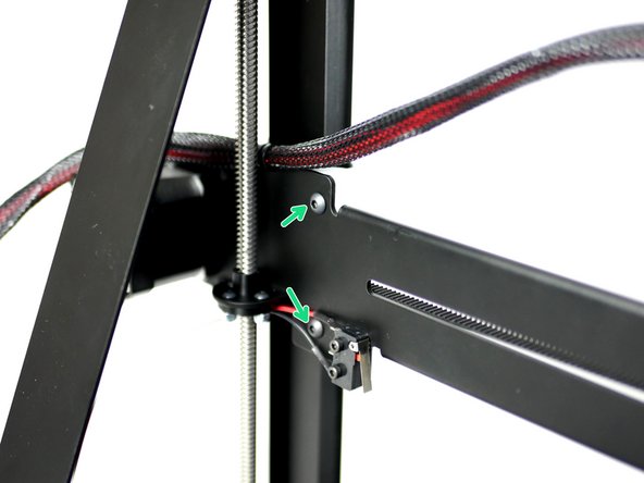 Install the remaining fixed guides to the gantry.