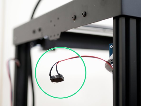 Remove the Y-Endstop from the top panel.