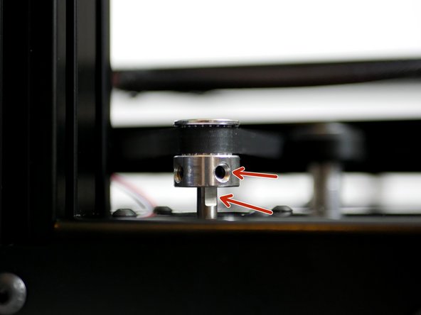 Tighten down the two set screws.