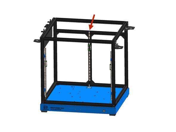 The rail should self align with the groove in the extrusion.