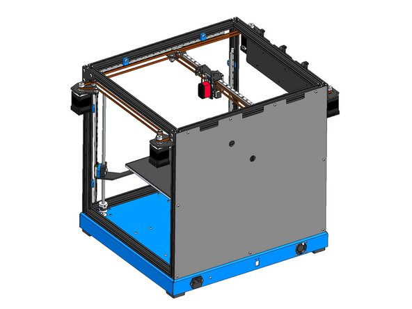 Rear Enclosure Panel (Glossy side out)
