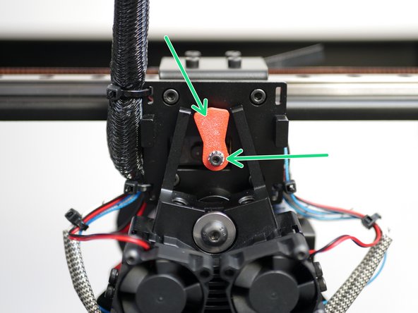 Secure the servo arm with an M2.5 x 6mm bolt and M2.5 shake proof washer.