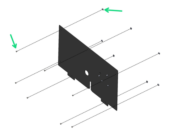 Fasten onto the rear roof frame: