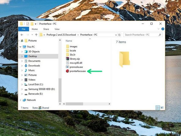 Launch Pronterface directly from it's folder.