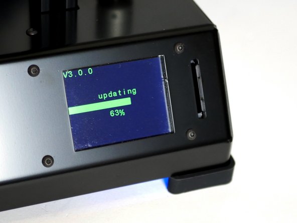 Wait for the install on the Touch Screen to finish, it should only take a minute.