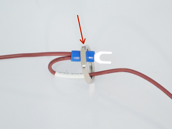 Remove the nut from the switch.