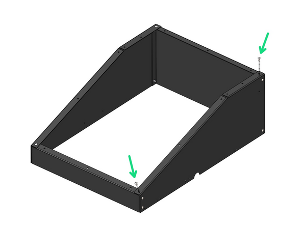 Add two more M5 x 10mm bolts and M5 Nyloc Nuts to the assembly as shown.