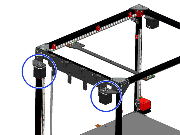 Repeat the process for the motors on the other side of the frame.