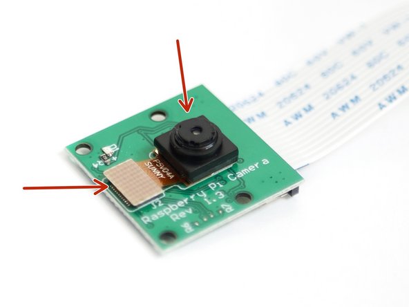 Secure the camera module back onto the baord.