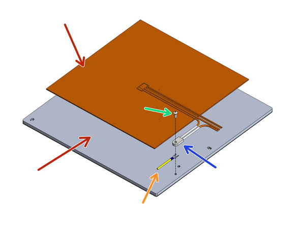 Flip the platform over and again use an alcohol wipe to make sure the surface is clean.