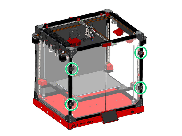 Fix the front doors onto the frame of the printer from the hinges.