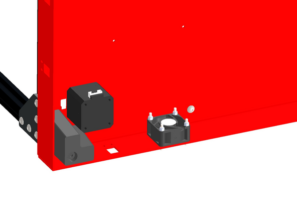 Select the fan with the shorter (approx 20cm) cable.