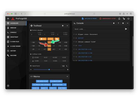 Keep your finger on the power switch in case of a crash.