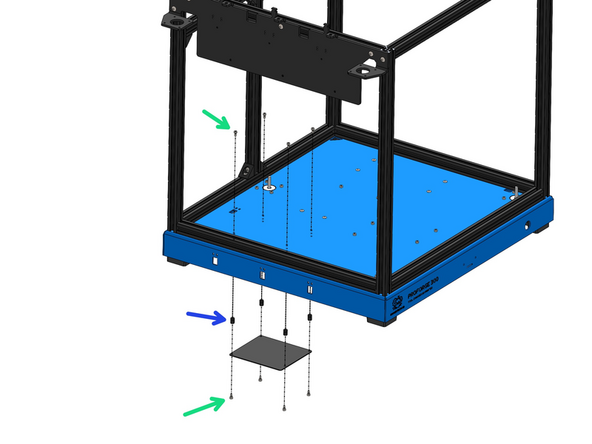Mount the SKR 3 EZ Control Board as shown: