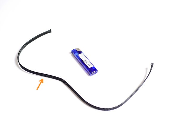 Cut 50CM of the Braided Sleeving.