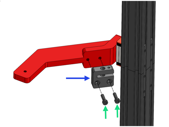 Fix a lead screw nut to each z-carriage.